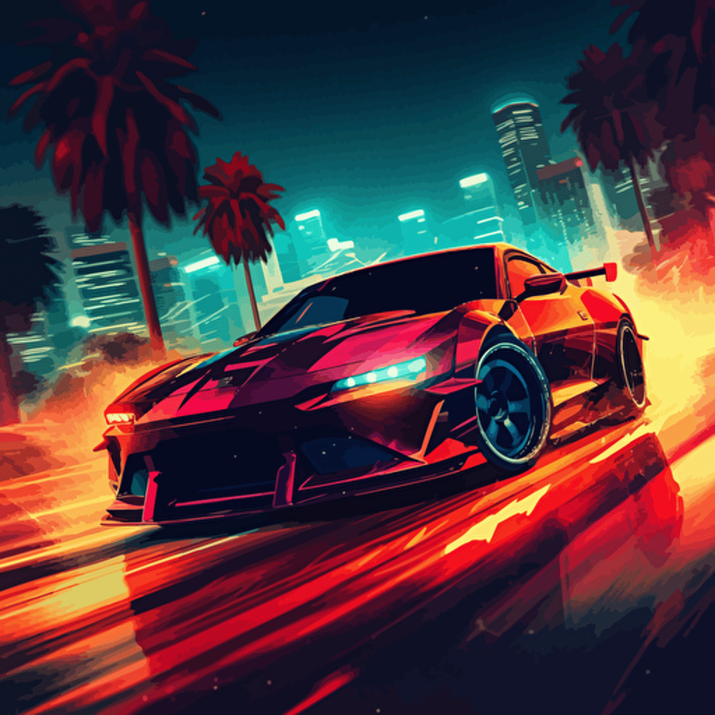 create a vector logo for the upcoming Netflix show Need for Speed: Redline