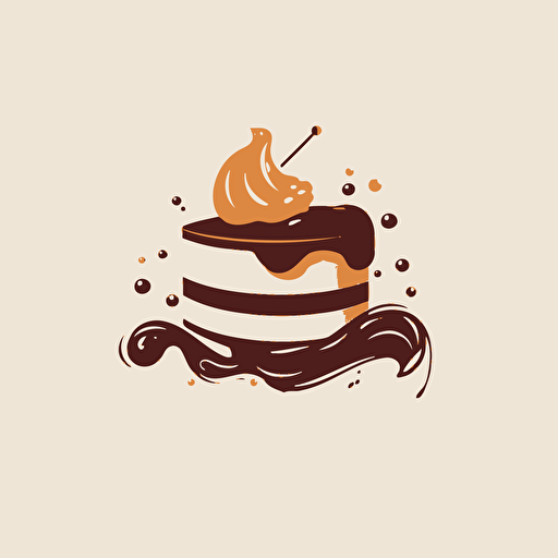 design a logo with a cake,professional minimalist logo design,vector logo