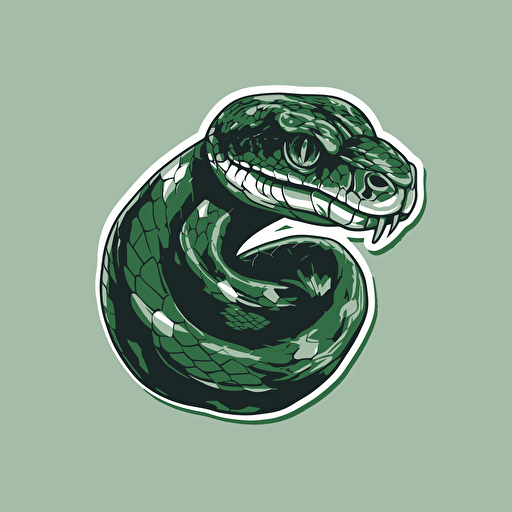 vector snake sticker