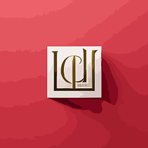 luxury simple logo, vector image