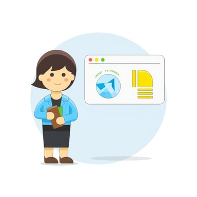 a person explaining a diagram