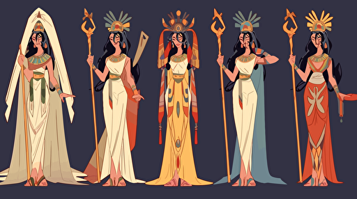 Subject: ancient Sumerian mythology Style: vector art