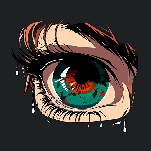 vector logo eye anime