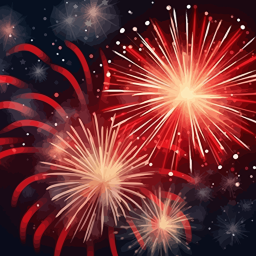 vector illustration of America 4th of July Independent Day celebration