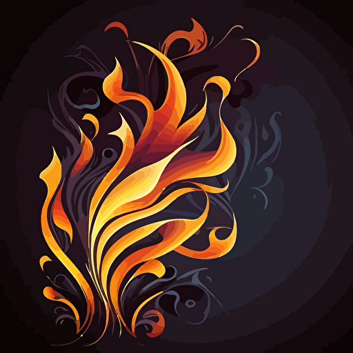 flame background illustration vector