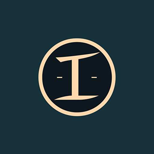 simple modern logo of letter T and L, modern, simplestic, vector