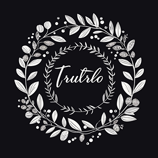 minimalist svg vector, black and white, gratitude, thankful