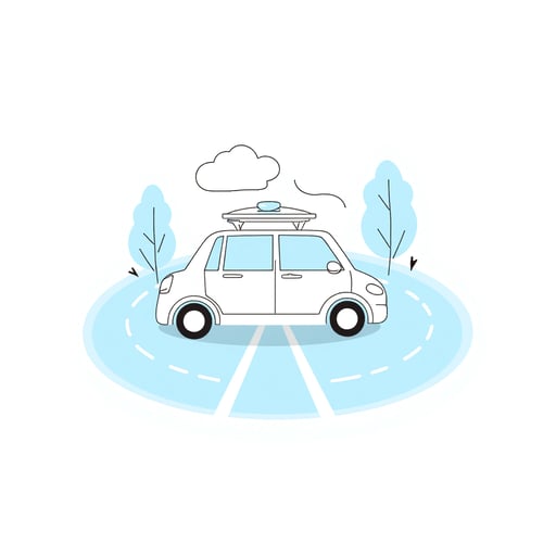 a self driving car