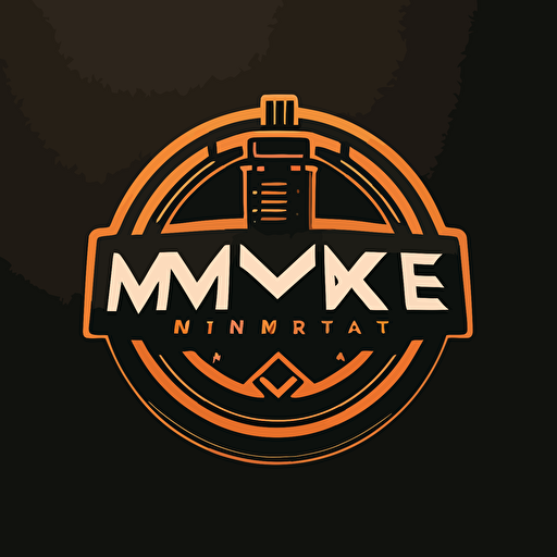 vector minimalist logo for NMX