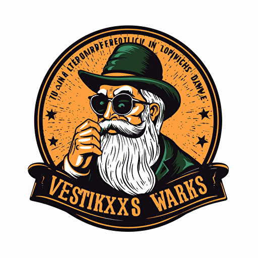 2d vector logo of an advisory company called expert works