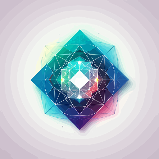 sacret geometry, meditation, ZEN, geometric, vector, flat design, minimalism. rgb, gradient