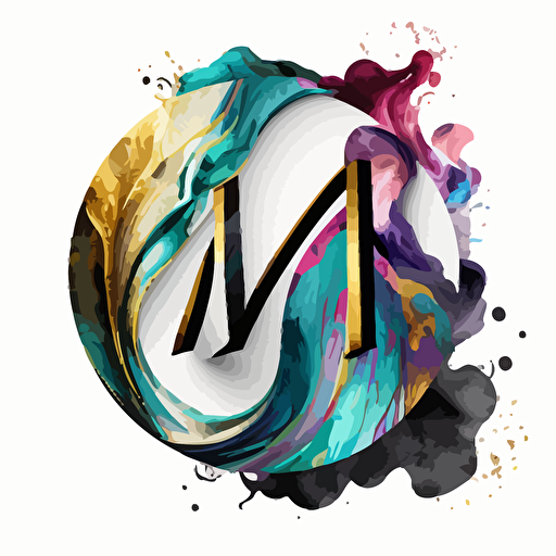symbolic, Elegant, iconic logo of marble, colorful vector, on white background