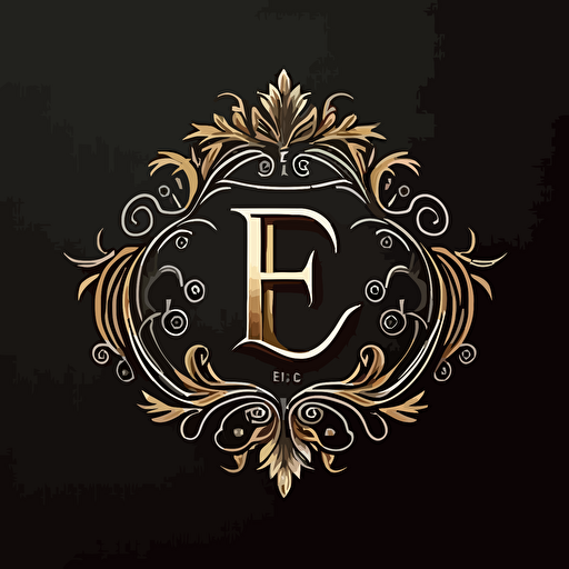 EG monogram logo shape vector template