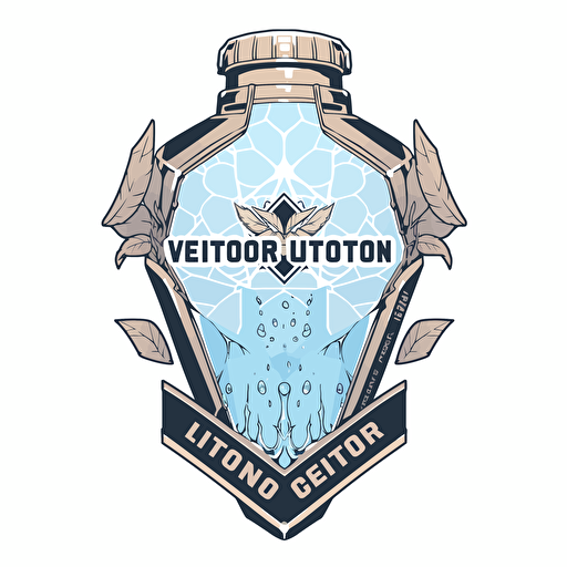 vector logo water purification
