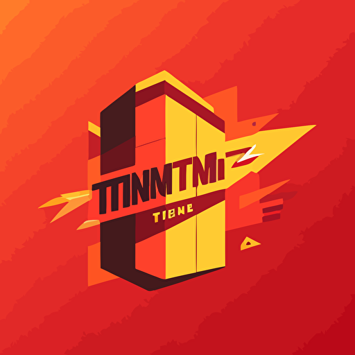 minimal vector logo design using TNT Dynamite for a trading company