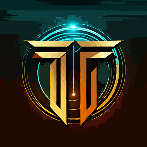 vector logo using the letters TTJ with a high-end look