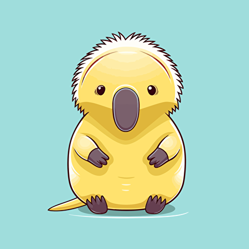 cute anteater kawaii style, vector clipart