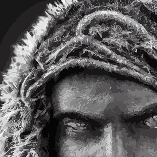 surreal spinal ribbed tribal exotic organic face portrait beautiful aboriginal man beautiful detailed intricate insanely detailed bw 3d render digital art octane render 8 k artistic photography photorealistic