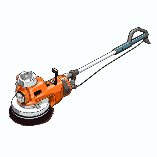 vector image of a Stihl gas string trimmer