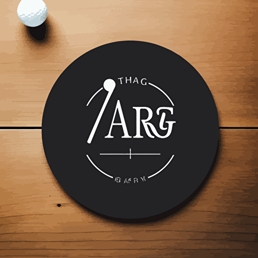 ARTG always ready to golf,wordmark logo, minimalist logo, simple,vector,golf, modern