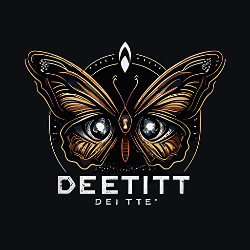 logo vector for brand butterfly called eye dentic