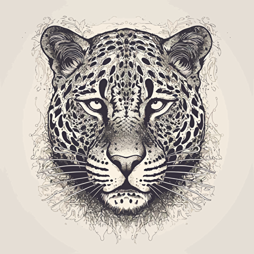 premium, detailed, black and white, animal, svg, vector, illustration