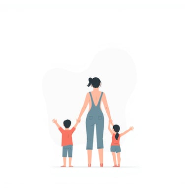 a family at the beach