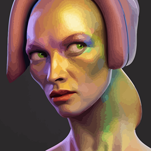 hyperrealistic 3d fantasy portrait illustration beautiful alien high priestess octane render soft backlighting trending artstation style jason chan tuomas korpi wlop