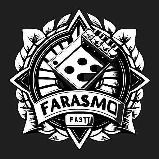 award logo, board games, vector, black and white