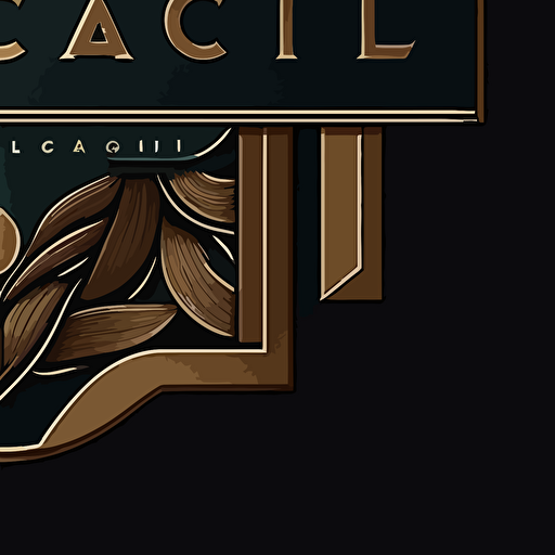Lugaci logo luxury vector post modernism