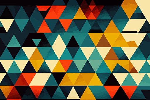 seamless triangle geometric pattern, vector