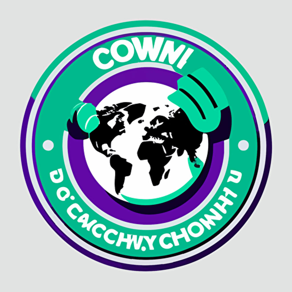 "iFlowCash" company and "groshify" company collaboration Logo. separated in green/white and purple/turquoise/black colours. Main theme is international money transfers and global finance. flat logo vector