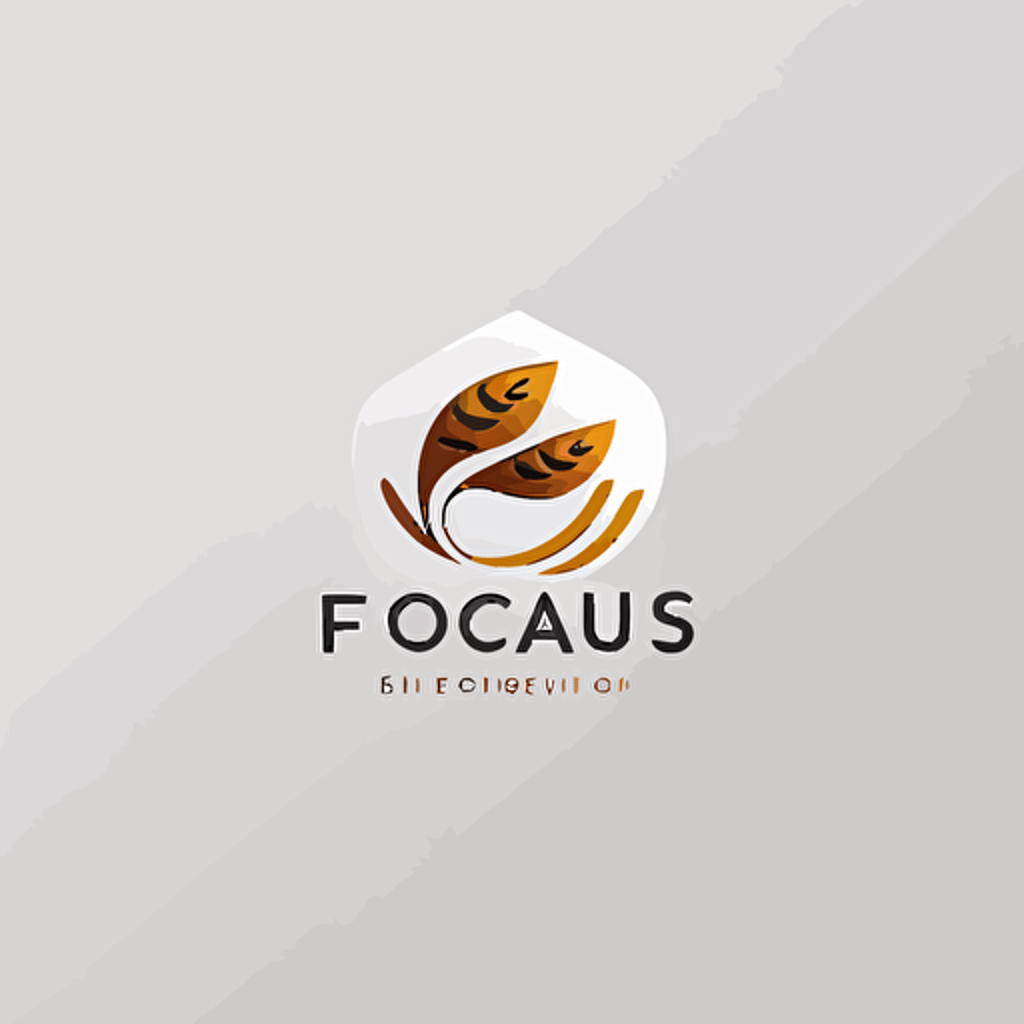 logo for an insurance company, Focus, LOGO, LOGOS, textile logo, vector logo, corporate logo, modern logo, creative logo, 2d logo, flat logo, minimal logo design with white background