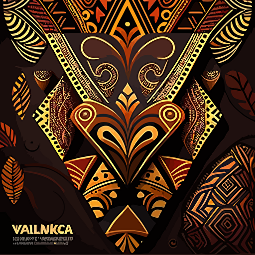 vector art african modular modern pattern v5