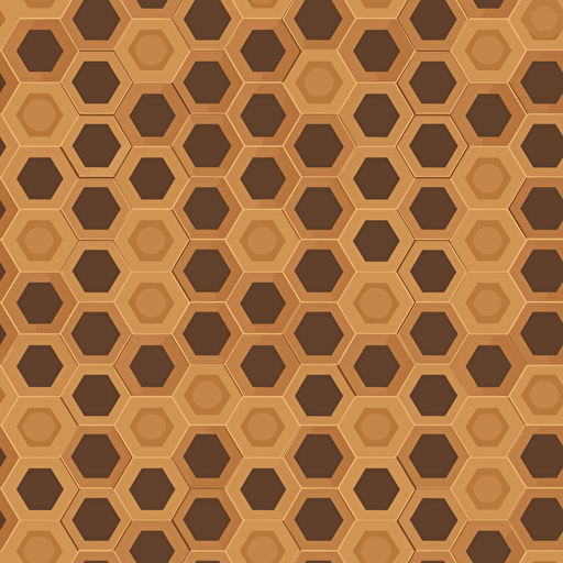 simple plain two dimensional honeycomb pattern vector