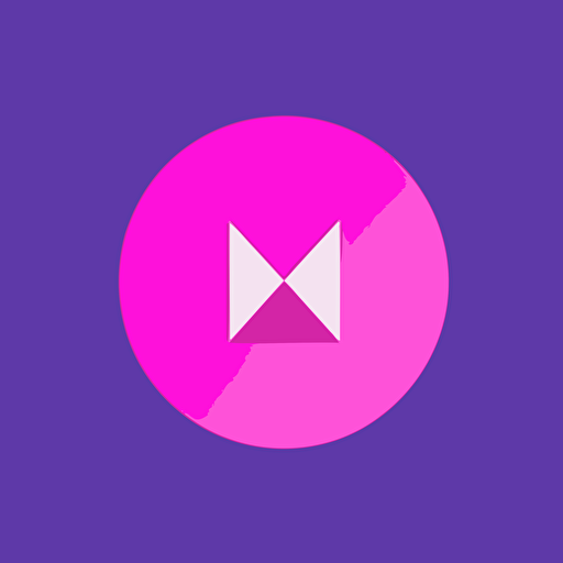M, letter M, geometric shapes forming the letter M, triangle, circle, square, logo design, simple vector, flat colors