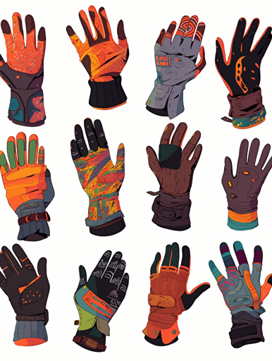 Expressionism, Arts and Culture, Print Design, Reggae Music, Independent Publishing, Hand Knitted Gloves,vector ,2d illustrator,