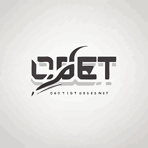 vector design "CODET" logo minimal design white background