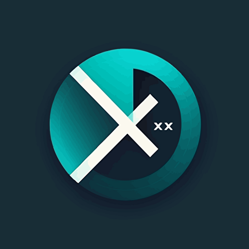 Letter XD, minimalist design, planar 2d, vector, company logo, symmetry,