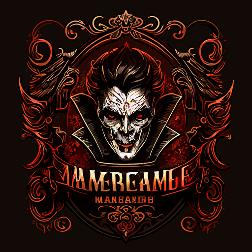 vector logo vampire the mascarade