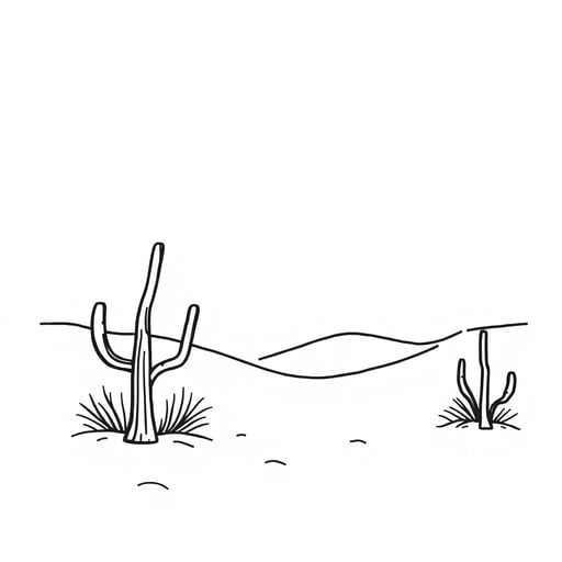 the desert