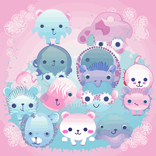 Vector, illustration, cute animals, lion, children, happiness, sweetness, cotton,5 caribbean,1 chromatic,1 dripping paint,1 flower of life,1 strobe,1 accent lighting,,1 magnification,,1 baby pink color,1 baby blue color,1 CYMK,1 cyan,1 hot pink color,1 lavender color,1 pastel,1 pink,1 cotton 6144x6144