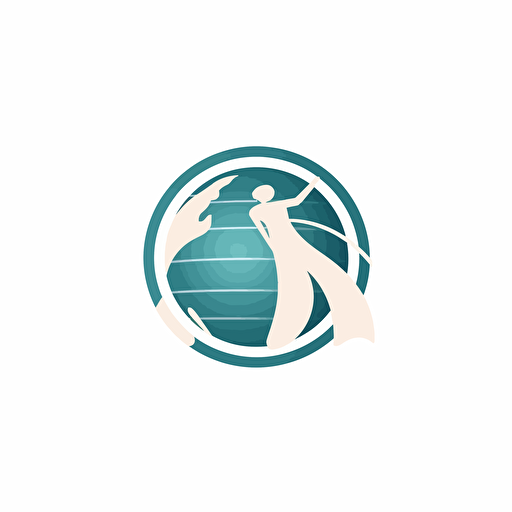 a simple and flat modern vector logo of Atlas and cinema, white background