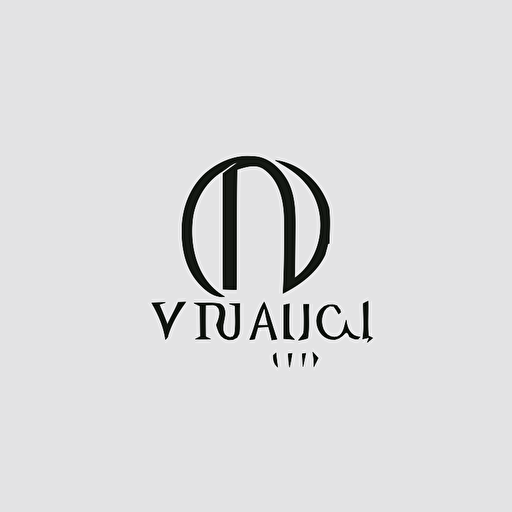 luxury simple logo, vector image