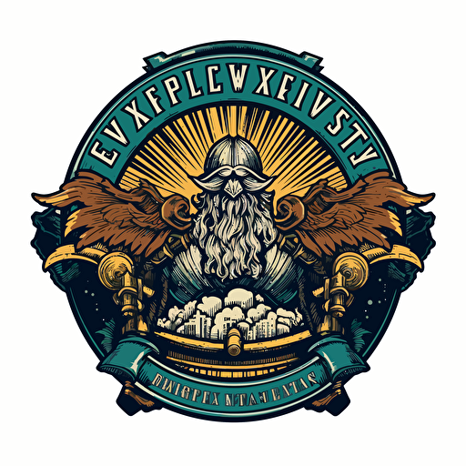 2d vector logo of an advisory company called expert works