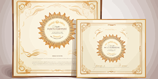 vector certificate template
