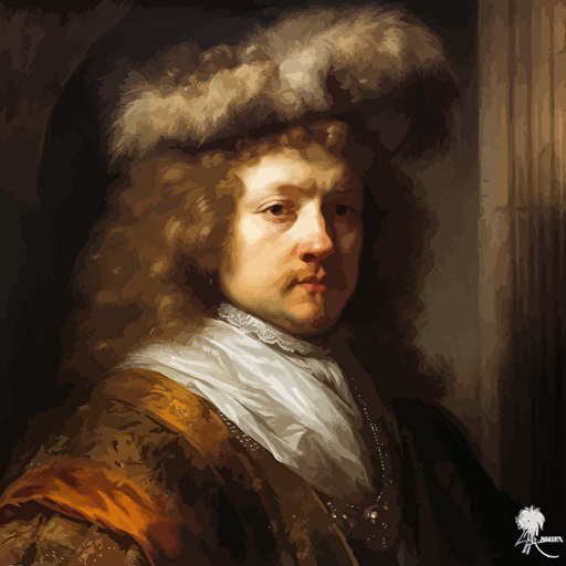 painting of a vector w8, rembrandt, divinci, baroque, masterpiece painting, high end art, colors, masterpiece painting