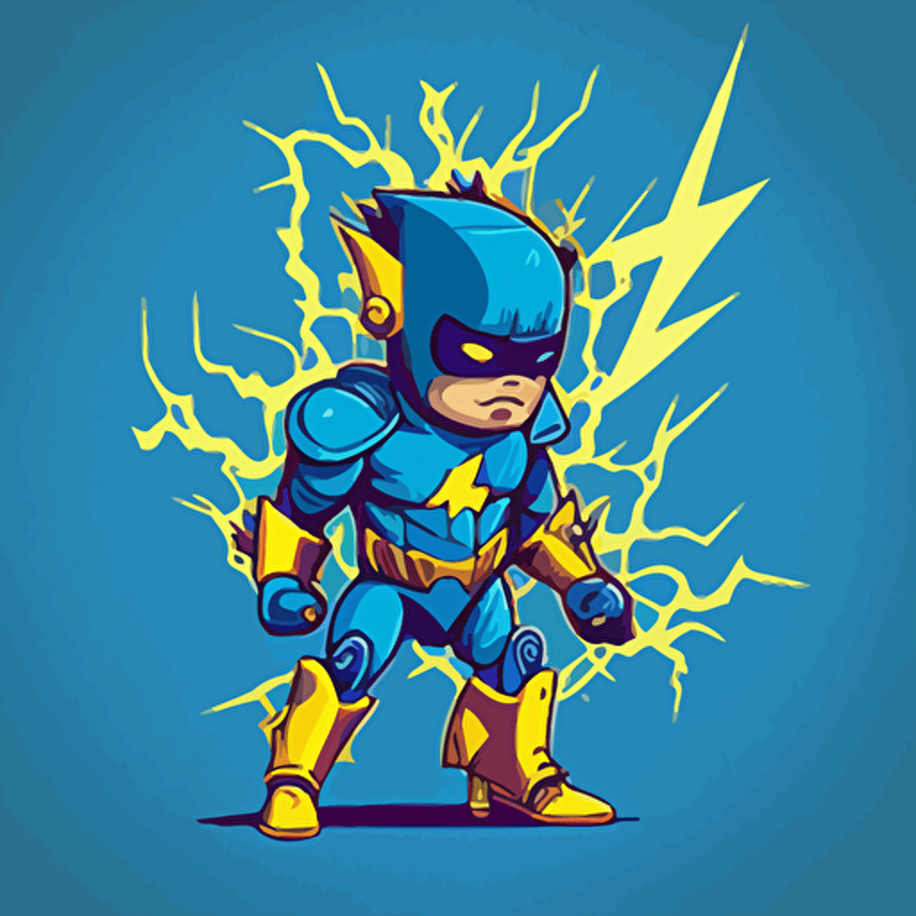 Simple vector electric hero small