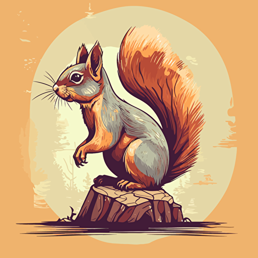 vector squirrel