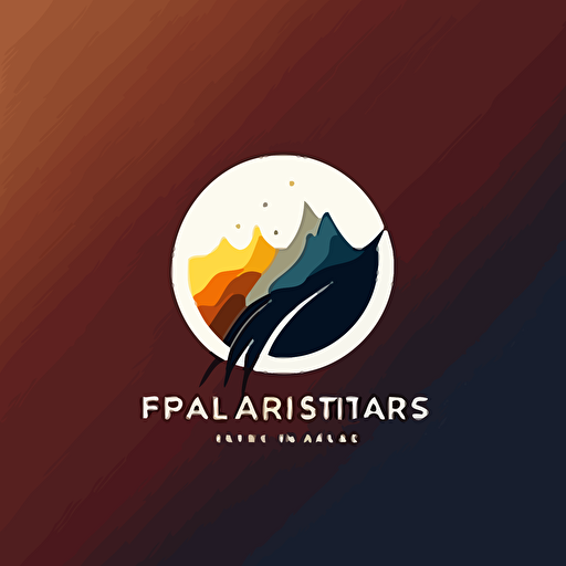logo design for a painting company, minimalist, flat, vector, modern